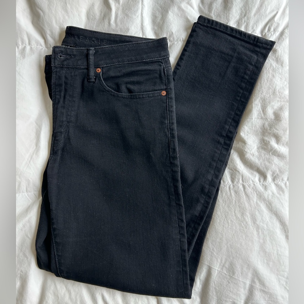 American Eagle Outfitters Skinny Black Jeans Modern Fit